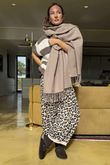 Scamp Leopard Demi Bloom Pant Stone /10 =